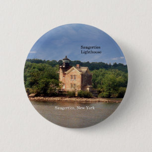 Schaltfläche Saugerties Lighthouse Button