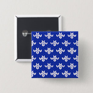 Schaltfläche SCANDIA BLUE STRICK Square Button