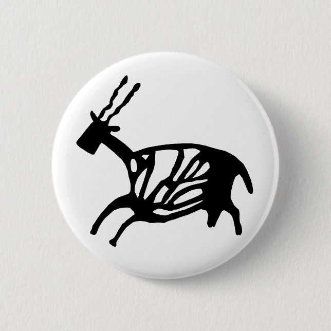 Schaltfläche "Schwarzer Buck" Button (Vorderseite)