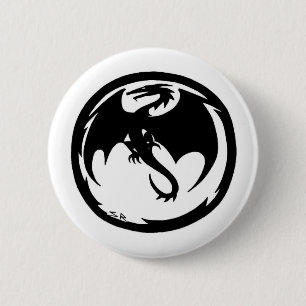 Schaltfläche "Schwarzer Drache" Button