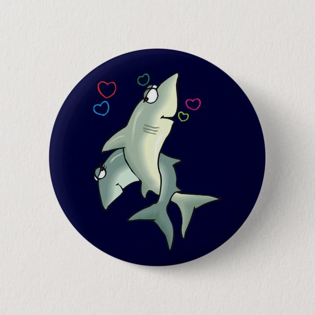 Schaltfläche "Shark-Liebe" Button (Vorderseite)