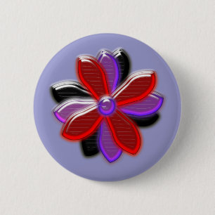 Schaltfläche "Shining Daisy-Blume" Button