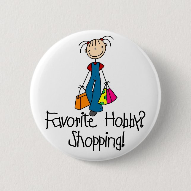 Schaltfläche "Shopping Favorite Hobby" Button (Vorderseite)