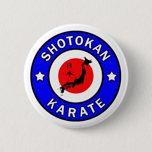 Schaltfläche Shotokan Karate Button (Vorderseite)