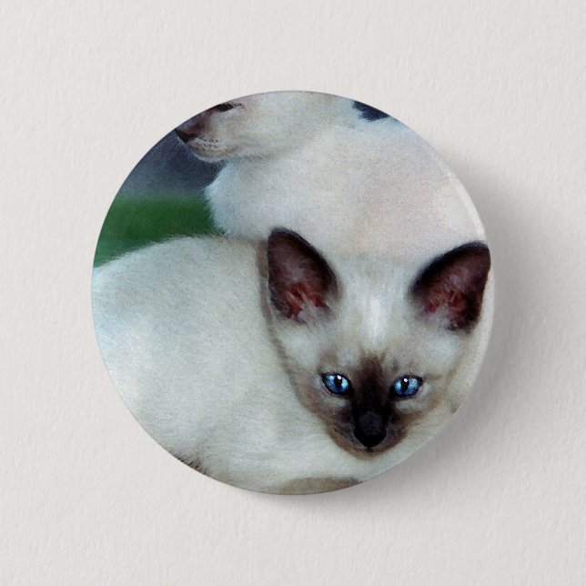 Schaltfläche "Siamese Kittens" Button (Vorderseite)