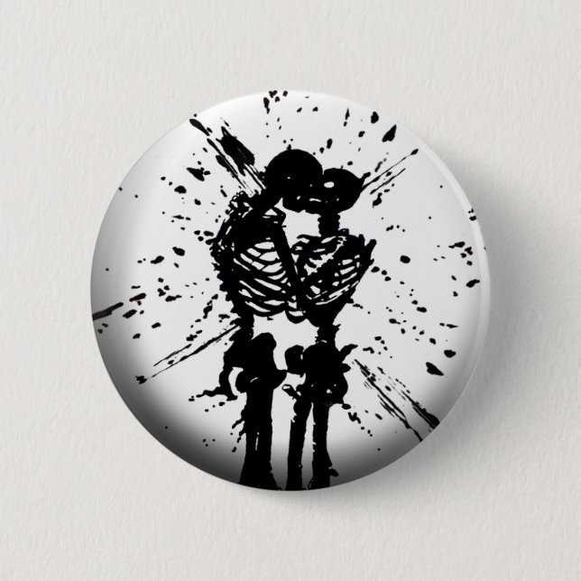 Schaltfläche Skull Kiss Button (Vorderseite)