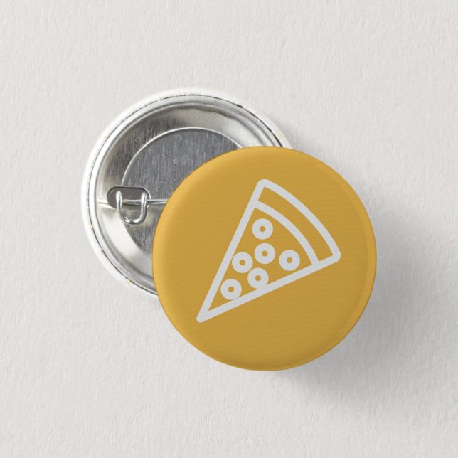 Schaltfläche Slice o' Pizza Button (Vorne & Hinten)