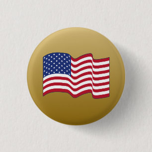 Schaltfläche "Small Classic American Flag" Button