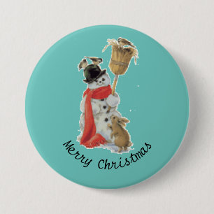 Schaltfläche "Snowman and Friends" Button