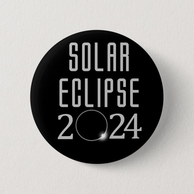 Schaltfläche Solar Eclipse 2024 Button (Vorderseite)