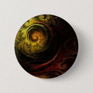 Schaltfläche "Sonnenaufgang - Blütenrot - Abstrakt Button