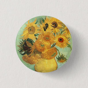 Schaltfläche Sonnenblumen Button