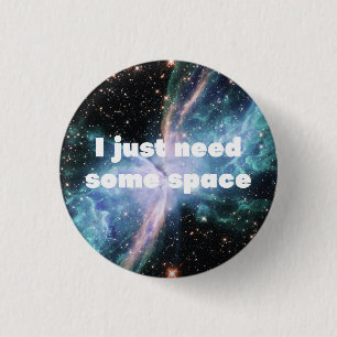 Schaltfläche "Space Geek" Button