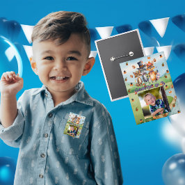 Schaltfläche "Spooky Party Animes Kindergeburtstag Button