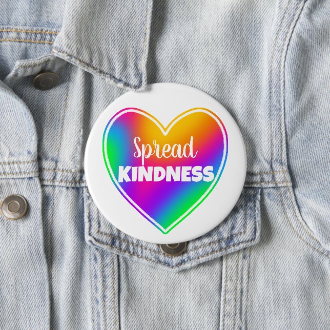 Schaltfläche "Spread Kindness Rainbow" Button (Beispiel)