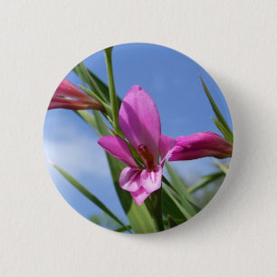 Schaltfläche "Spring Pink"-Blume Button