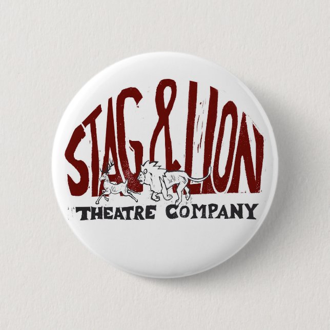 Schaltfläche Stag und Löwentheater  Button (Vorderseite)