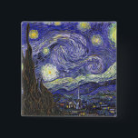 Schaltfläche Starry Night by Van Gogh Button<br><div class="desc">Starry Night von Van Gogh für den Kunstliebhaber oder Träumer in Ihrem Leben.</div>
