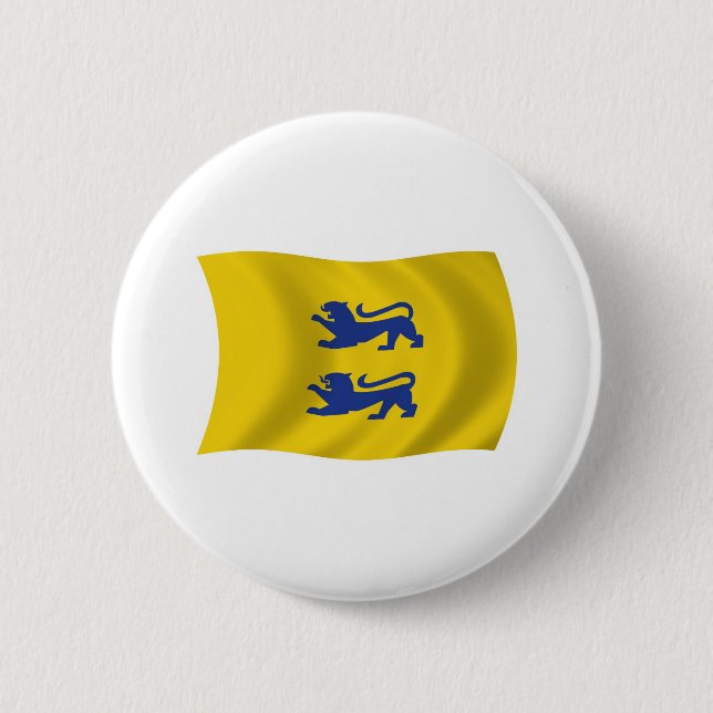 Schaltfläche "Südliche Schleswig-Flagge" für die d Button (Vorderseite)