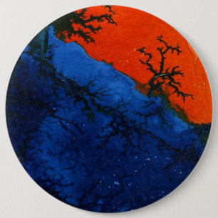 Schaltfläche "Sumpffeuer #4" für Abstrakte Kunst Button