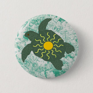 Schaltfläche Sun honu (Meeresschildkröte) Button