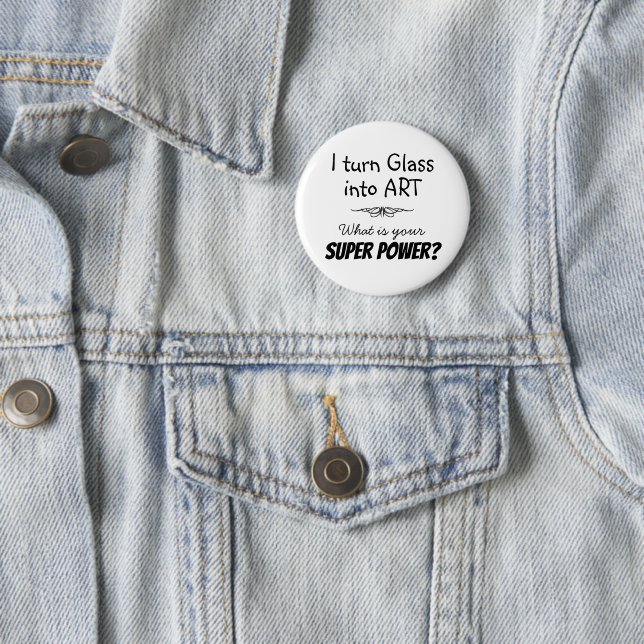 Schaltfläche Super Glass Artist Button (Beispiel)