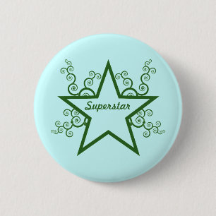 Schaltfläche Superstar Wirbel, Forest Green Button