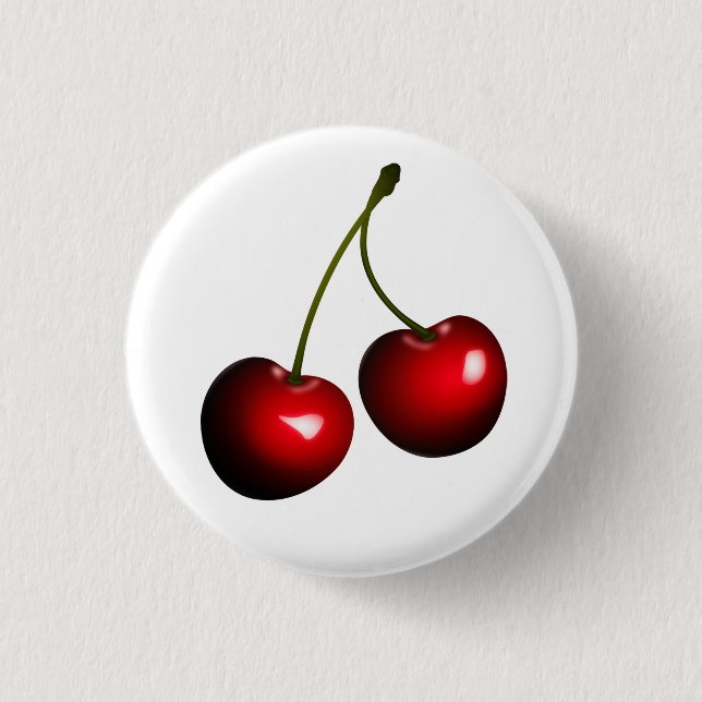 Schaltfläche Sweet Cherries Button (Vorderseite)