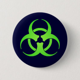 Schaltfläche Symbol für grüne Biogefährdung Button