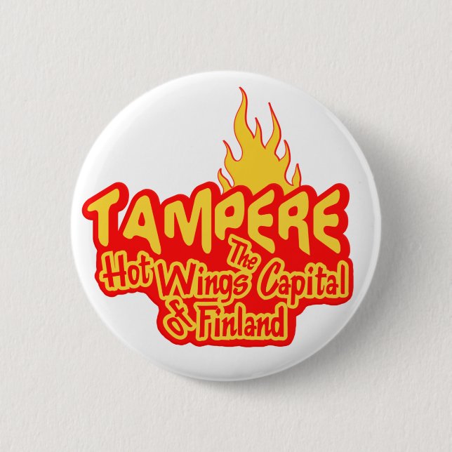 Schaltfläche Tampere Hot Wings Button (Vorderseite)