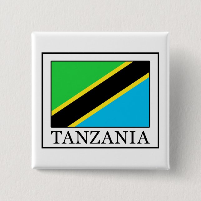 Schaltfläche Tansania Button (Vorderseite)