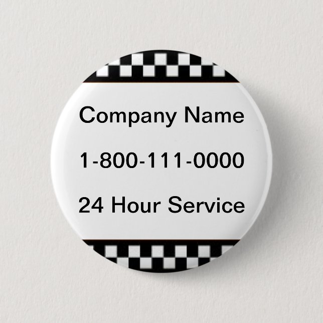Schaltfläche "Taxi Company" Button (Vorderseite)