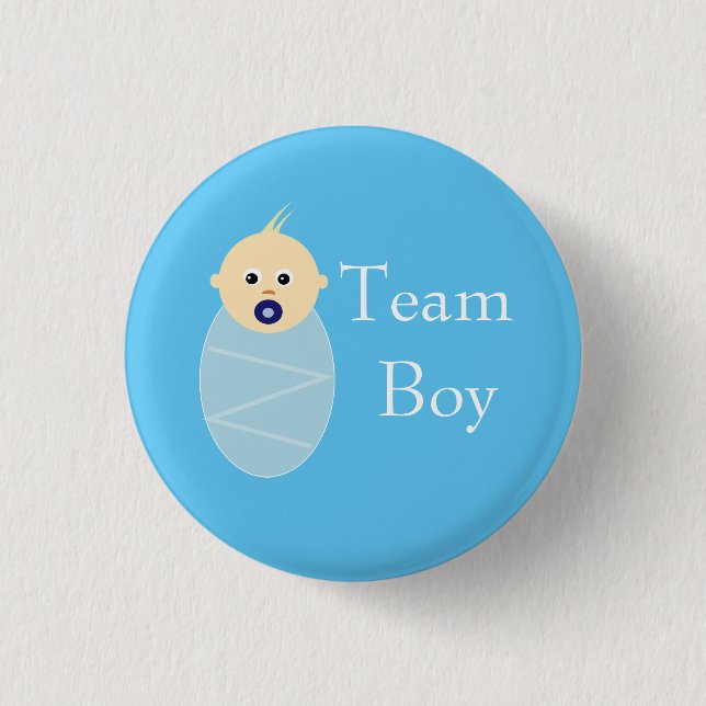 Schaltfläche "Team Boy Blue Baby Shooter" Button (Vorderseite)