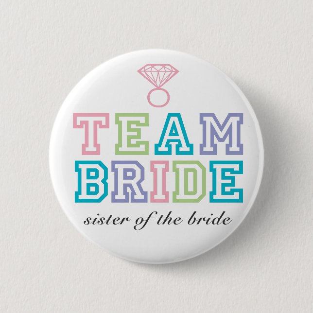 Schaltfläche Team Bride Button (Vorderseite)