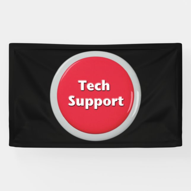Schaltfläche "Technischer Support - Red Panic" Banner (Horizontal)