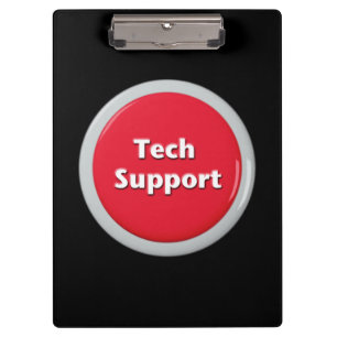 Schaltfläche "Technischer Support - Red Panic" Klemmbrett