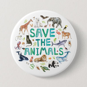 Schaltfläche "Tiere gerettet" Button