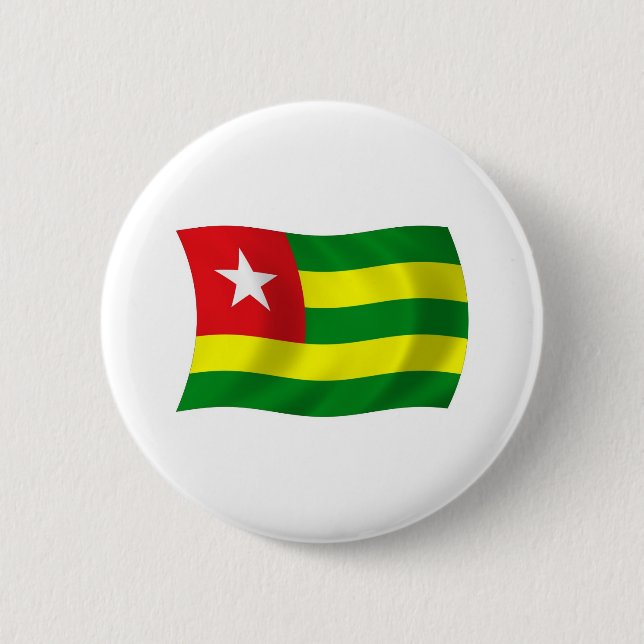 Schaltfläche "Togo Flag" Button (Vorderseite)