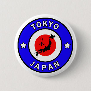 Schaltfläche Tokio Japan Button
