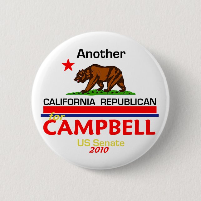 Schaltfläche Tom CAMPBELL 2010 Button (Vorderseite)