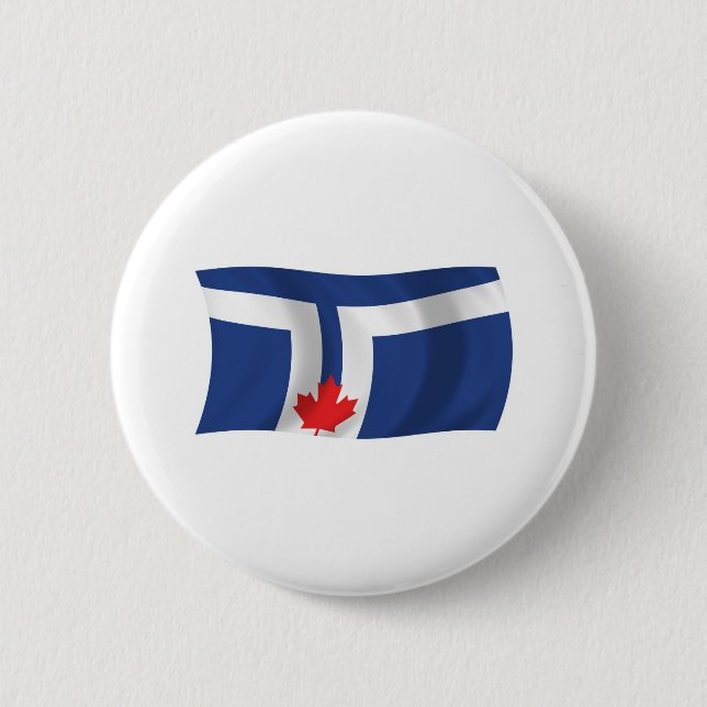 Schaltfläche "Toronto Flag" Button (Vorderseite)