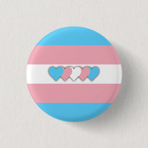 Schaltfläche "Transgender-Flag" Button