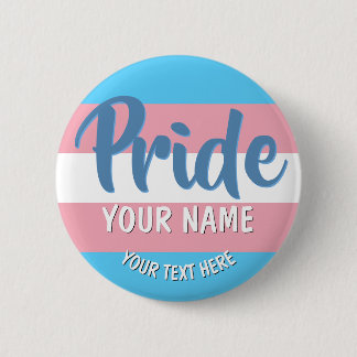Schaltfläche "Transgender Flag LGBT" (Personalisie Button