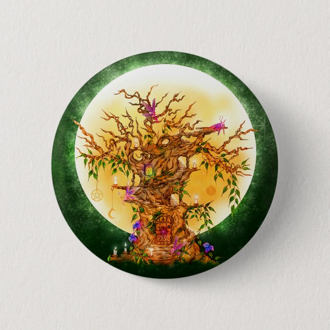 Schaltfläche "Tree der verzauberten Fee" Button (Vorderseite)
