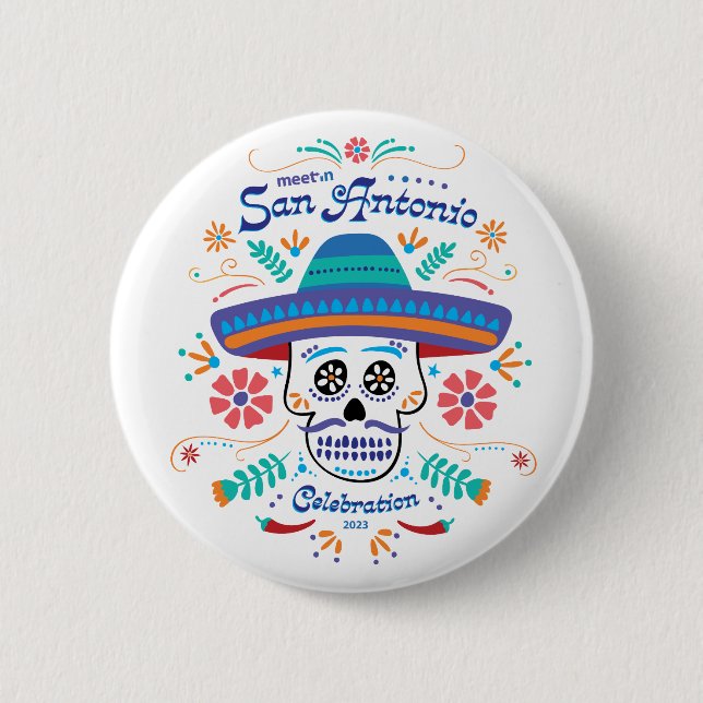 Schaltfläche "Treffen in San Antonio" Button (Vorderseite)