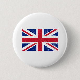 Schaltfläche "Union Jack British Flag" Button