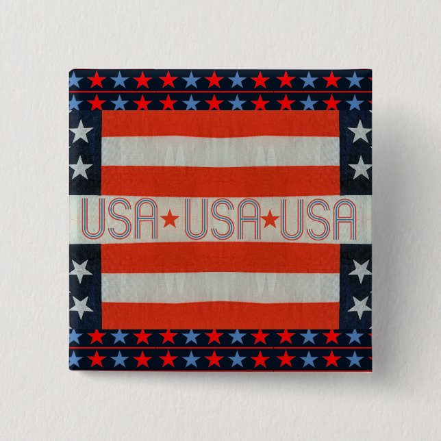 Schaltfläche "USA" Button (Vorderseite)