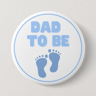Schaltfläche "Vater zu Blue Footprints" Button