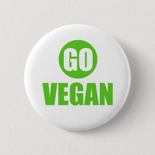 Schaltfläche "Veganes Abzeichen-Button" Button