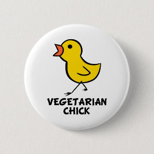 Schaltfläche "Vegetarian Chick" Button
